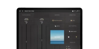 AUDAC Touch™: kontrola kompletnog audio sistema sa jednog ekrana AUDAC Touch aplikacija — kontrolni dashboard na tabletu