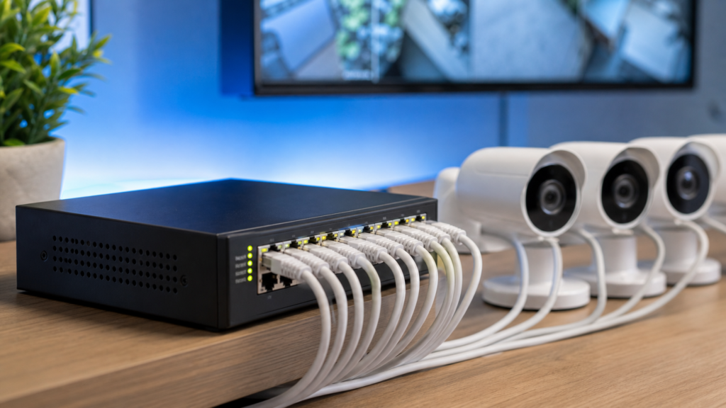 PoE switch napaja IP kamere jednim kablom